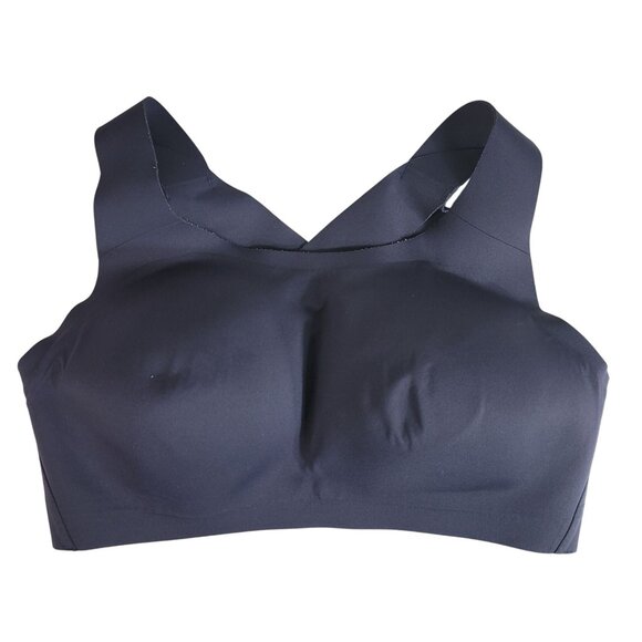 Lululemon Sports Bra Blue Midnight 34DD Enlite Seamless Full Coverage Weave Back - Picture 1 of 9